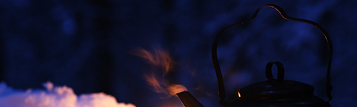 Kahvipannu hengitt talviyss